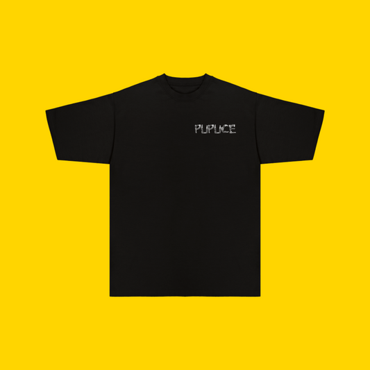 T-shirt Oversize Petit Pupuce Plexus Noir