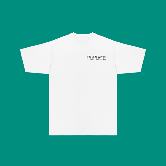 T-shirt Oversize Petit Pupuce Plexus Blanc